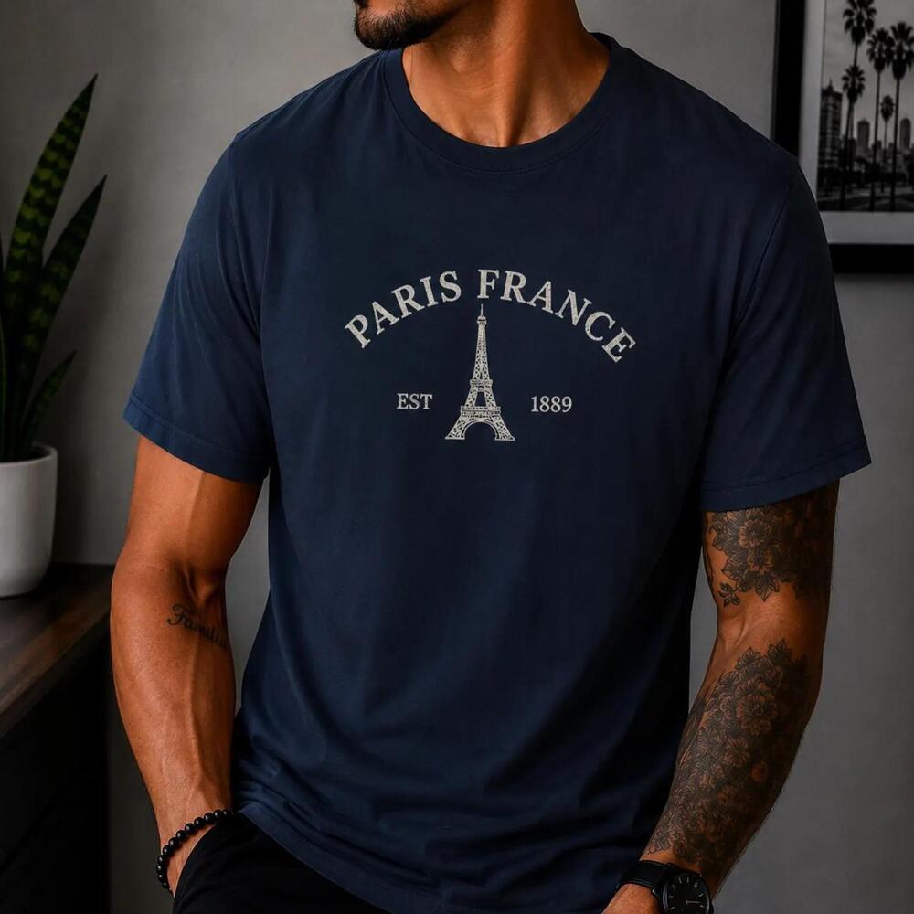 Paris Shirt, France Graphic Tee, Eiffel Tower T Shirt, Paris Souvenir Gift